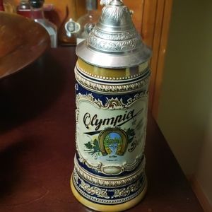 Olympia beer stein
